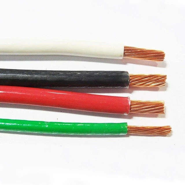 Single Core Multi Stranded PVC Insulated Nylon Sheath THHN Cable For Building
