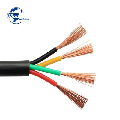 450 750Cable de control de alambre multinúcleo con revestimiento de PVC flexible en V