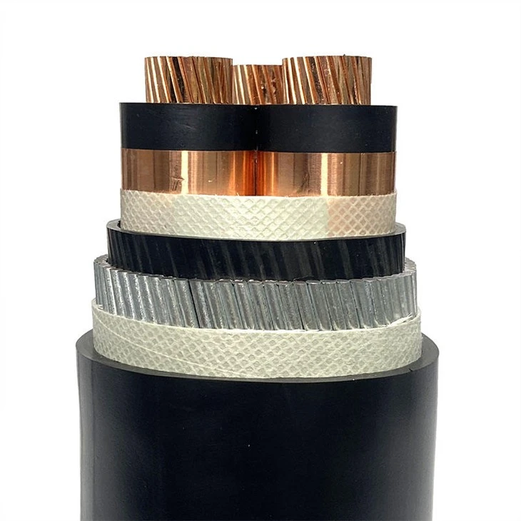 Cable de alimentación XLPE subterráneo blindado SWA